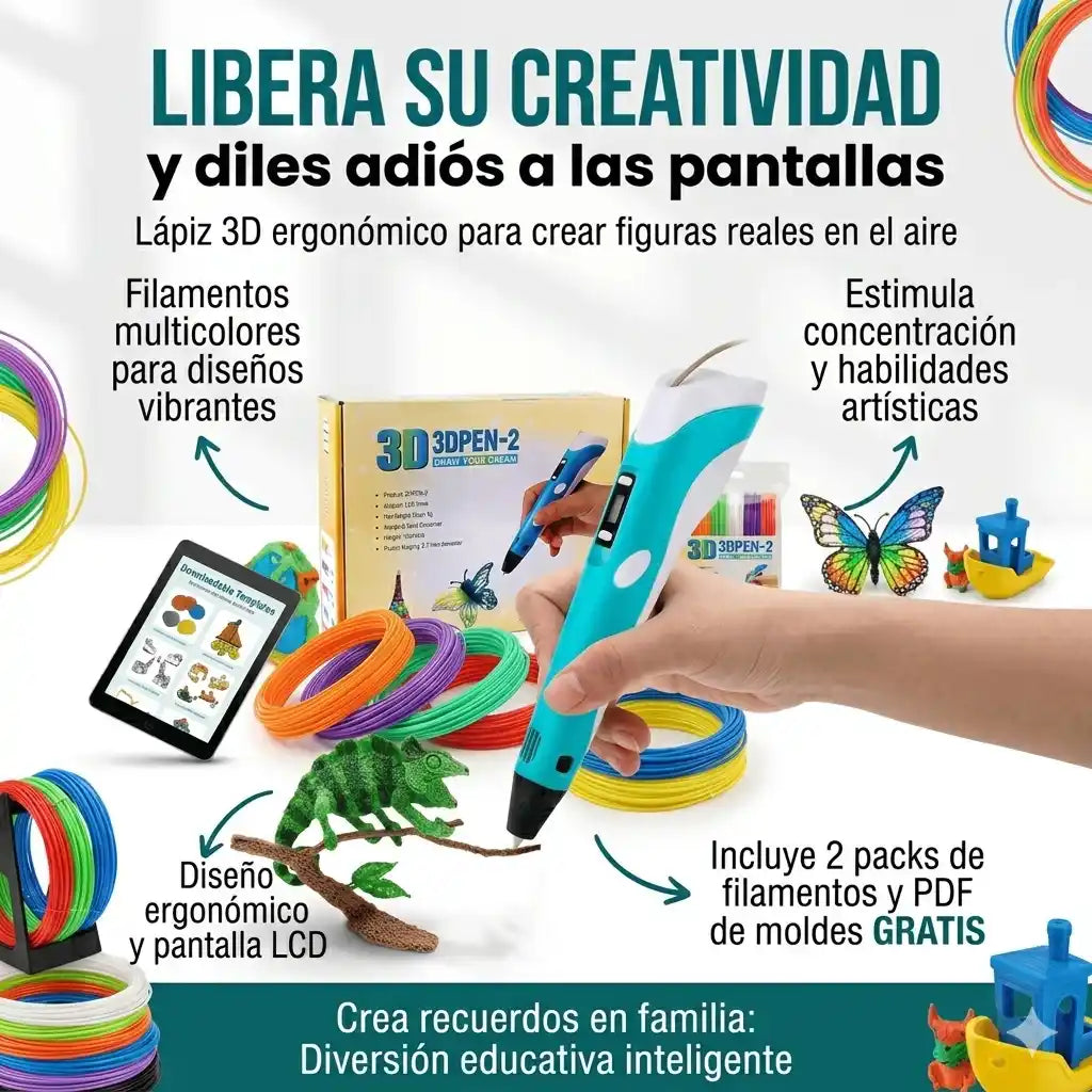 NeoPrint Pen™ | Menos pantallas, más creatividad 🎨