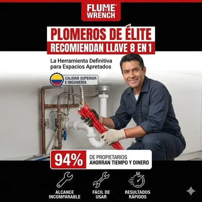 AquaMaster Pro 8™ | Deja de gastar en plomeros 🔥40% Off🔥