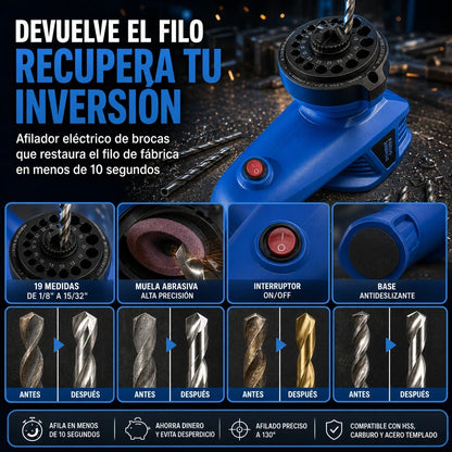 DrillSharp Pro™ | Deja de botar dinero cada semana comprando brocas nuevas