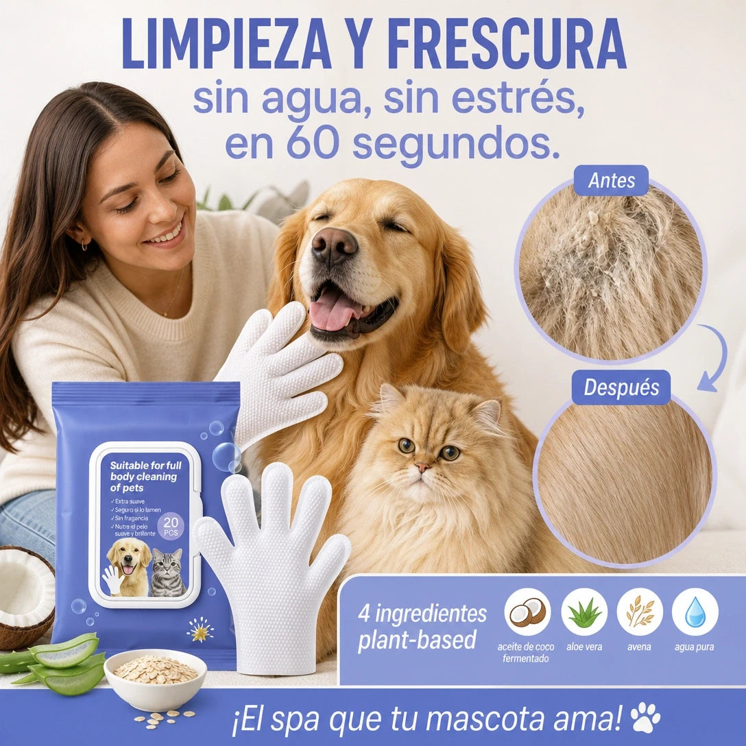 FreshPaw Pro™ | tu mascota limpia sin baño ni drama-20 Und
