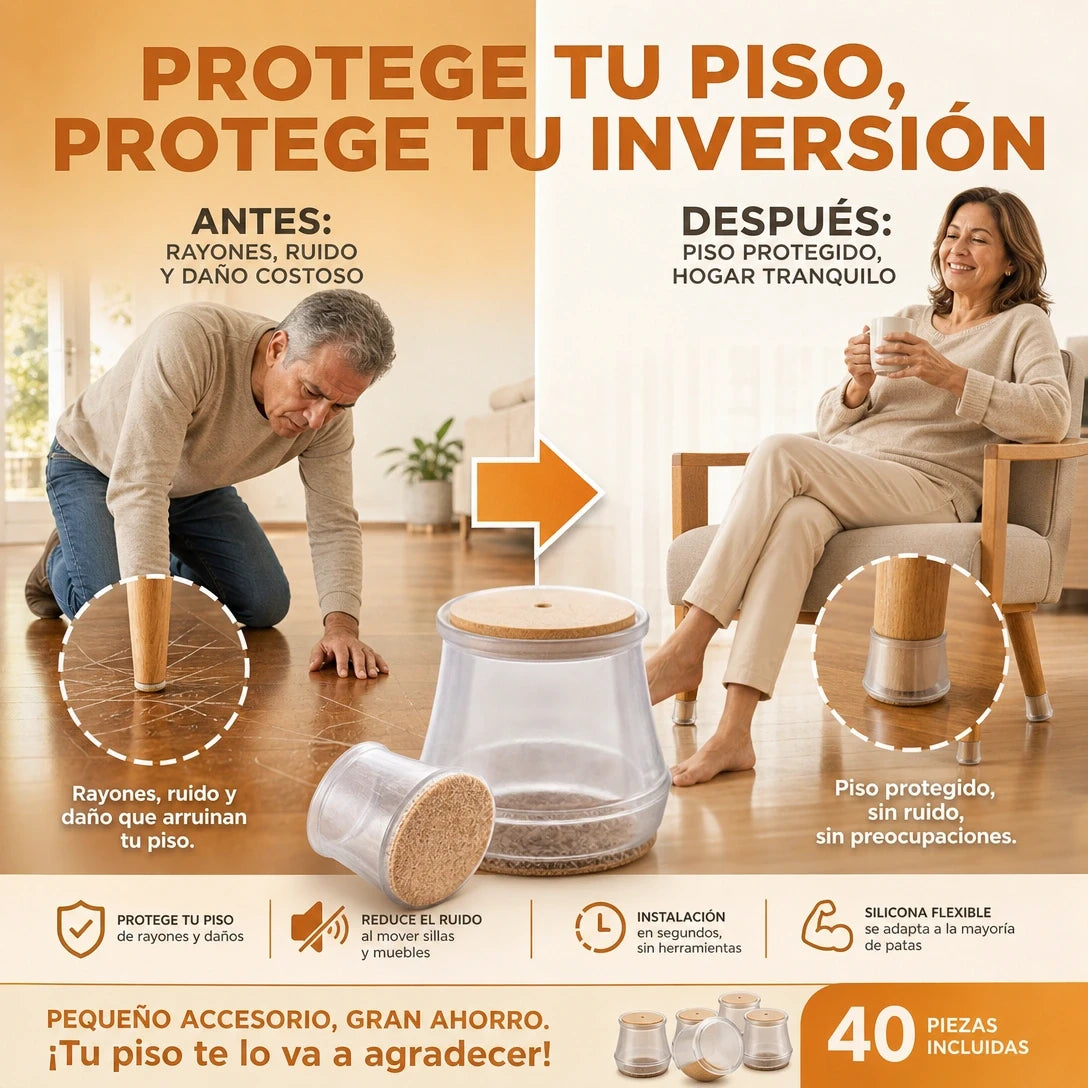 ChairGuard™ | adiós rayones y ruidos molestos