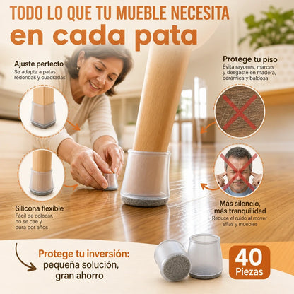ChairGuard™ | adiós rayones y ruidos molestos