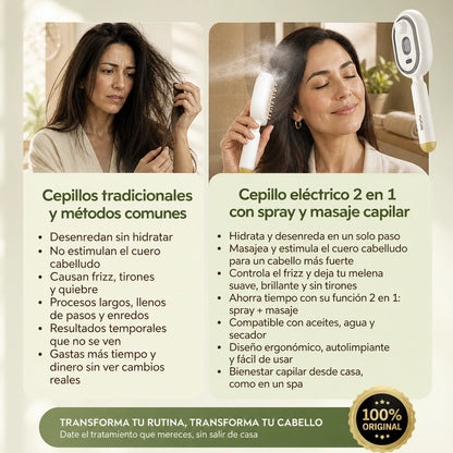 GlowBrush Spray™ | adiós frizz, hola brillo