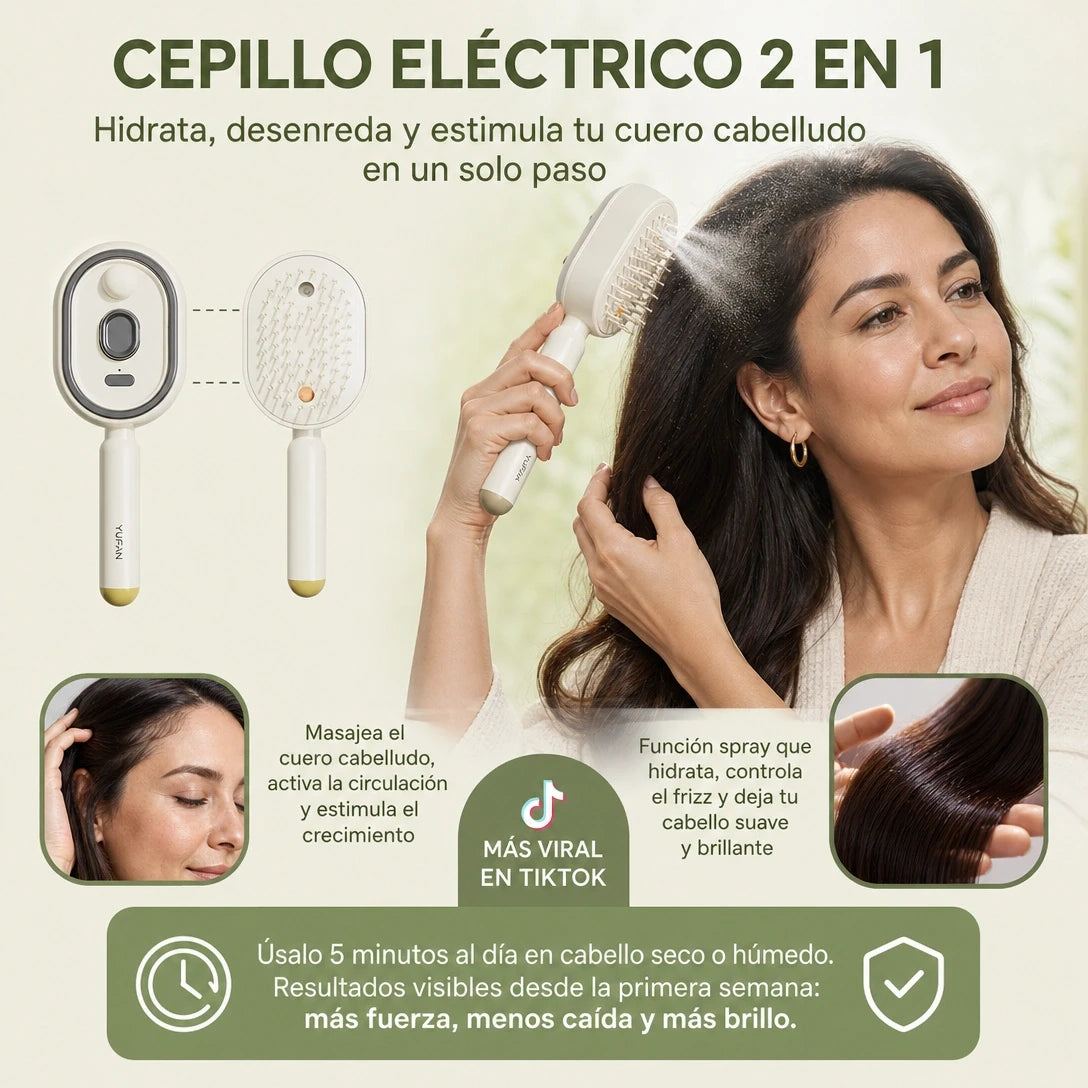 GlowBrush Spray™ | adiós frizz, hola brillo